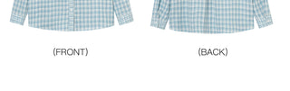 [YAWHAT] plaid loose shirt