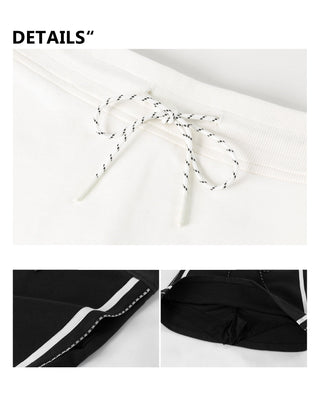 [YAWHAT] drawstring elastic skirt