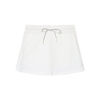 [YAWHAT] drawstring elastic skirt