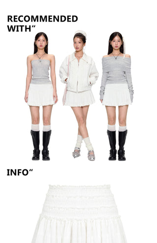 [YAWHAT] ballet cake skirt
