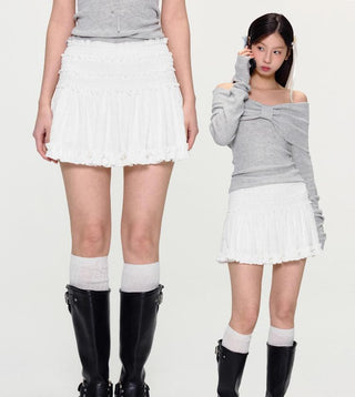 [YAWHAT] ballet cake skirt