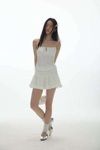 [YAWHAT] ballet cake skirt