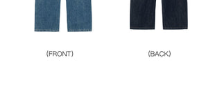 [YAWHAT] washed machete jeans