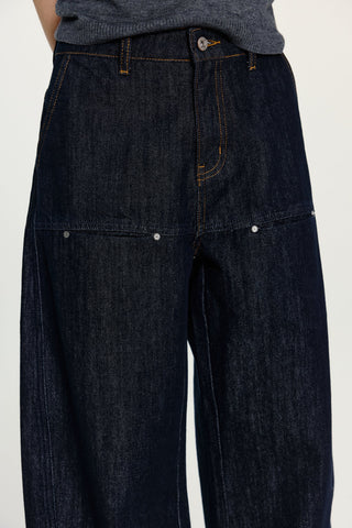 [YAWHAT] washed machete jeans