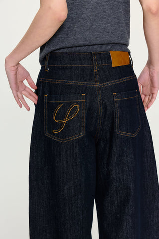 [YAWHAT] washed machete jeans