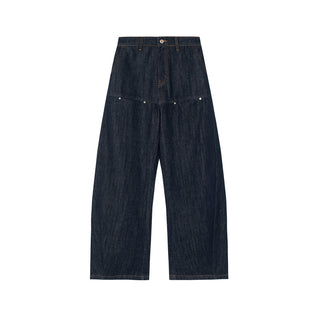 [YAWHAT] washed machete jeans