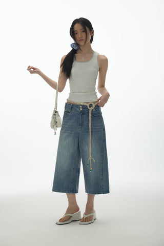 [YAWHAT] lace U-vest