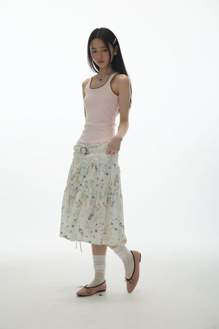 [YAWHAT] lace U-vest