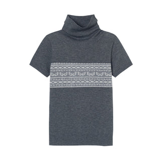 [YAWHAT] jacquard wool top