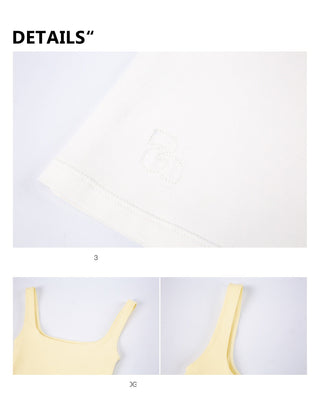 [YAWHAT] U-neck sling vest