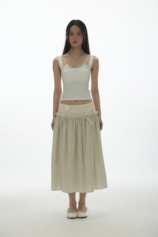 [YAWHAT] U-neck sling vest