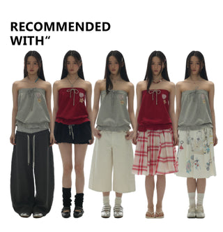[YAWHAT] print one-shoulder top