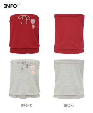 [YAWHAT] print one-shoulder top