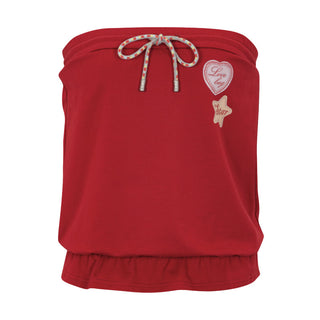[YAWHAT] print one-shoulder top