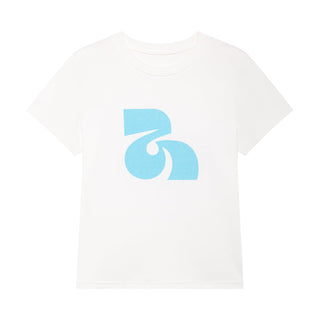 [YAWHAT] logo print tee