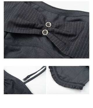 [YAWHAT] detachable strap suit