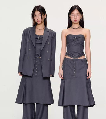 [YAWHAT] detachable strap suit