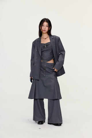 [YAWHAT] detachable strap suit