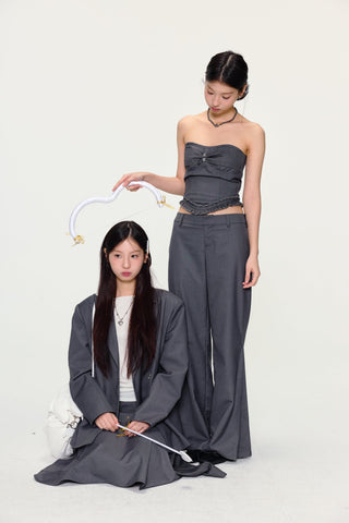 [YAWHAT] detachable strap suit
