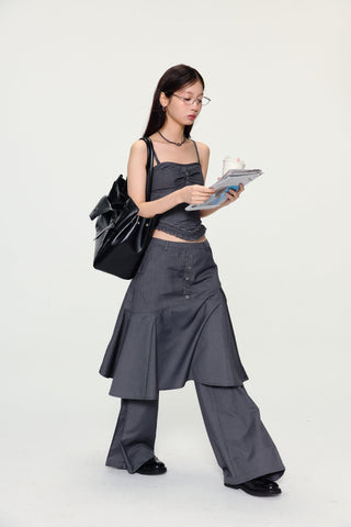 [YAWHAT] detachable strap suit