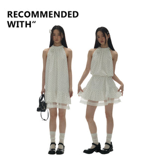 [YAWHAT] mess-shoulder dress