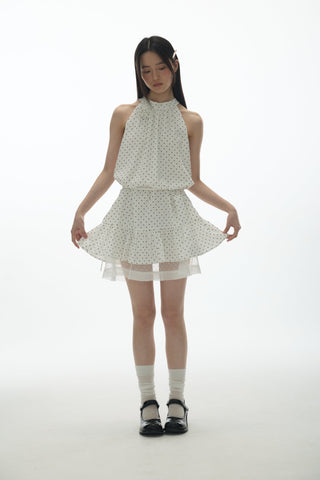 [YAWHAT] mess-shoulder dress
