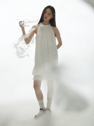 [YAWHAT] mess-shoulder dress