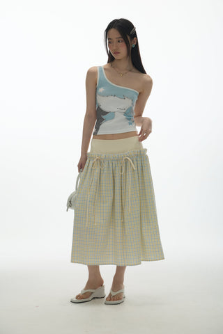 [YAWHAT] cartoon sleeveless vest