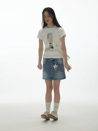 [YAWHAT] glitter girls tee