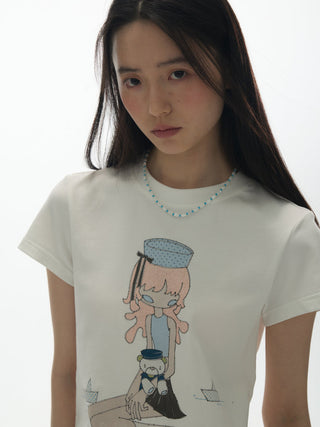 [YAWHAT] glitter girls tee