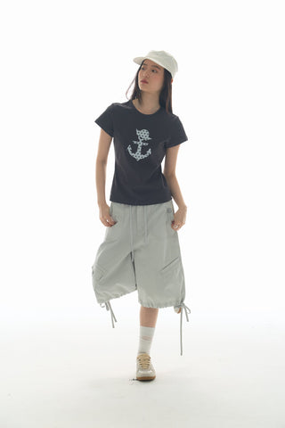 [YAWHAT] polka dot sail tee