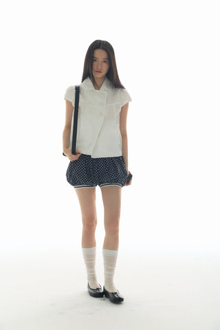 [YAWHAT] dots stripe shorts