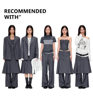 [YAWHAT] irregular bandage suit