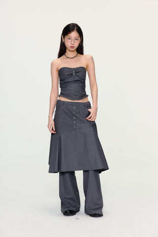 [YAWHAT] irregular bandage suit