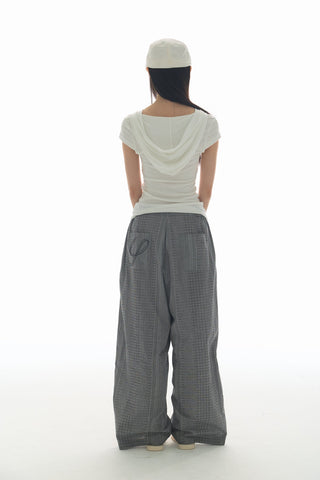 [YAWHAT] hooded knot tee