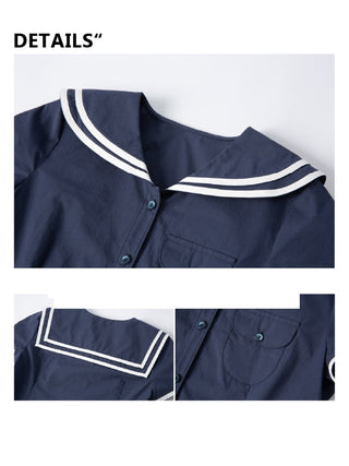 [YAWHAT] sailor collar dress