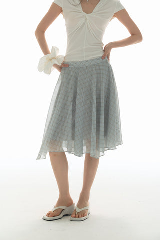 [YAWHAT] mesh tulle skirt