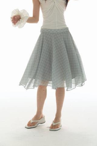 [YAWHAT] mesh tulle skirt