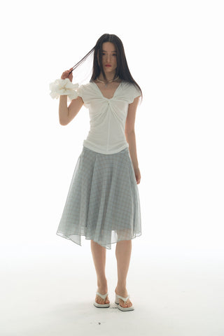 [YAWHAT] mesh tulle skirt