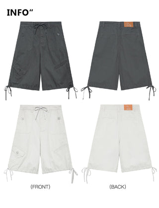 [YAWHAT] enzyme wash shorts