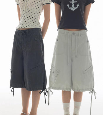 [YAWHAT] enzyme wash shorts
