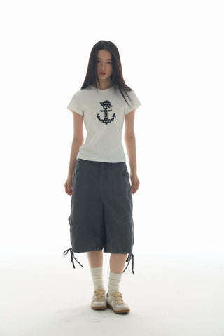 [YAWHAT] enzyme wash shorts