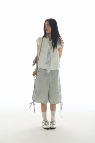 [YAWHAT] enzyme wash shorts