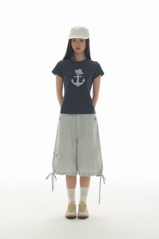[YAWHAT] enzyme wash shorts