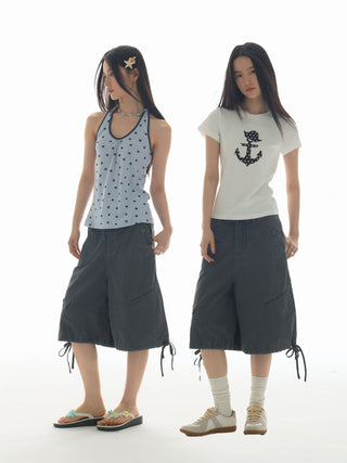 [YAWHAT] enzyme wash shorts