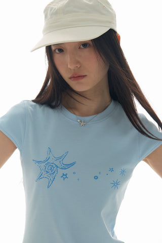 [YAWHAT] conch shell tee
