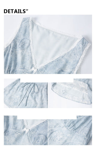 [YAWHAT] paisley vest dress