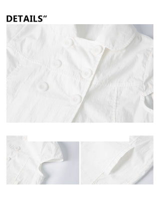 [YAWHAT] doll collar shirt