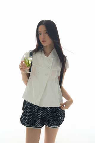 [YAWHAT] doll collar shirt