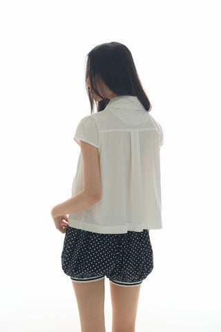 [YAWHAT] doll collar shirt